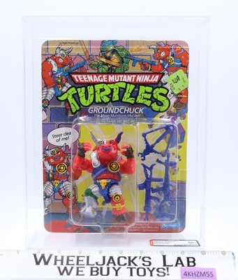 Groundchuck Green Brain AFA GRADED 80+ 80/85/85 TMNT 45-Back Playmates NEW