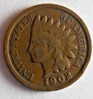 1902 UNITED STATES PENNY - INDIAN HEAD - Great Coin - Lot #A1
