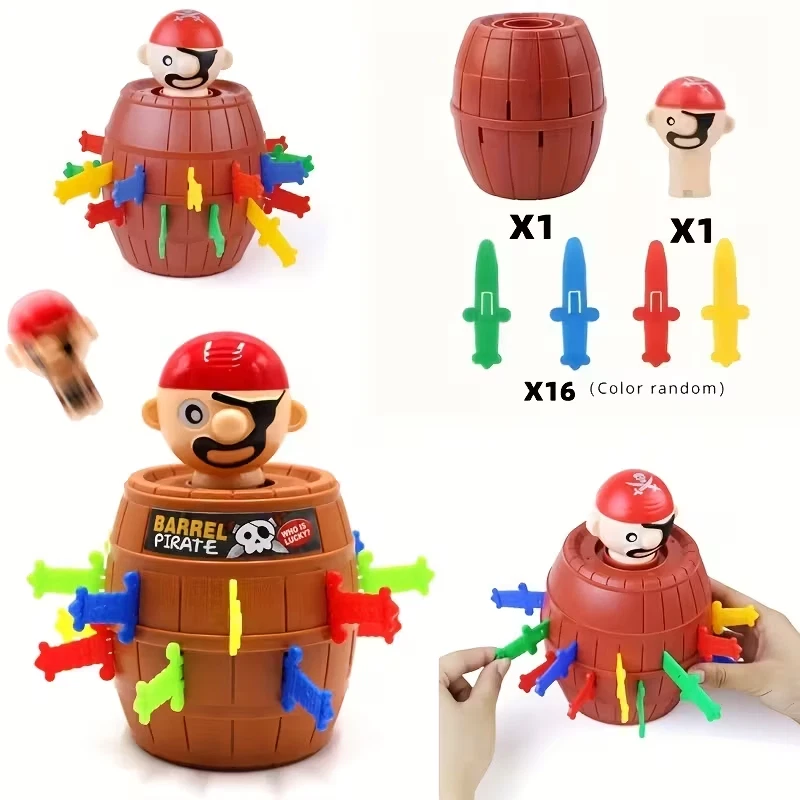 New family fun pirate barrel toy game for multiple people to participate - Image 2 of 4