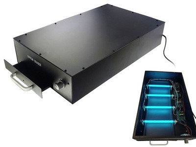 EPROM Eraser - Metal Structure, 100 Chip Capacity - 4 UV Tubes