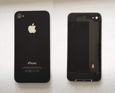 Original Apple iPhone 4 | A1332 | Akkudeckel Backcover Rückdeckel Schwarz