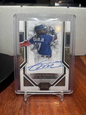 2023 Topps Tier One Advanced Stats Stars Autographs Vladimir Guerrero Jr. 46/50