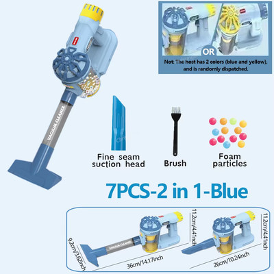 Kids Vacuum Cleaner Toy Electric Realistic Pretend Play Housekeeping Cleaning Se
