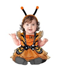 Monarch Butterfly Halloween Costume Dress up for Infant, Size 12-18M