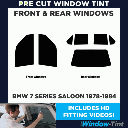 For BMW 7 Series 4-door Berlina 78-84 Full Pre Cut Window Tint Kit Front & Rear - Picture 2 of 10