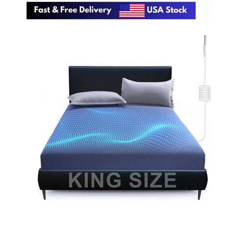 Grounding Fitted Sheet King Size, Earthing Sheets - Pure Silver Fiber & Organic