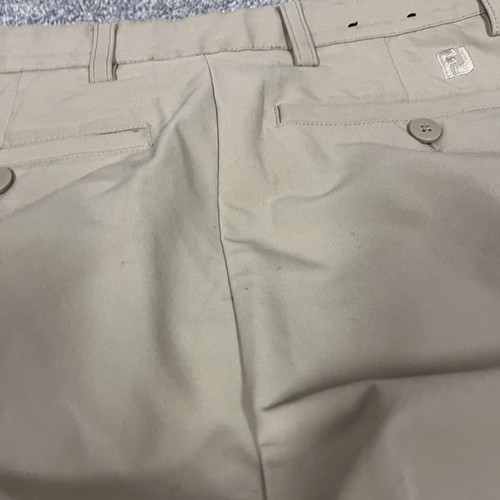 FootJoy FJ Golf Flat Front Polyester Spandex Golf Pants Mens Size 30X30 Brown - Picture 11 of 12