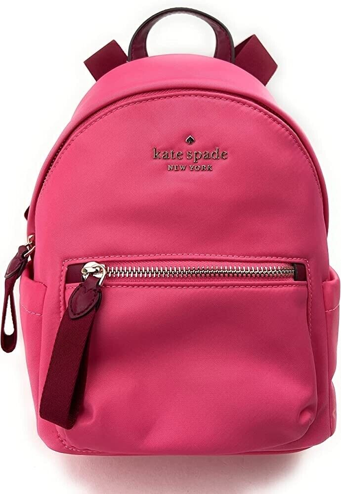 Kate Spade NEW Chelsea Nylon Mini Backpack Bag, Deep Dahlia Kate Spade NEW Chelsea Nylon Mini Backpack Bag, Deep Dahlia