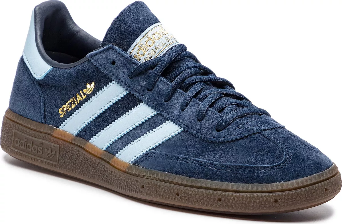 ADIDAS ORIGINALS HANDBALL SPEZIAL TRAINERS BLUE BD7633 MENS UK SIZES 7 TO 12