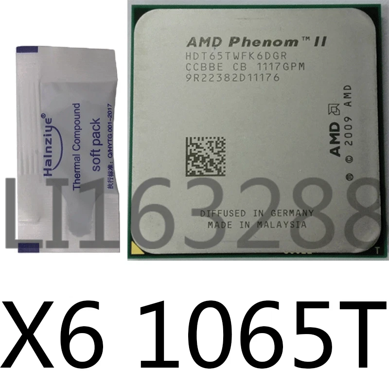 AMD Phenom II X6-1065T X6-1075T X6-1090T X6-1100T AMD CPU Processor - Image 3 of 4