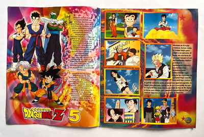 DRAGON BALL Z 5 Album Complete 100% PERU 1999 Navarrete Majin Buu