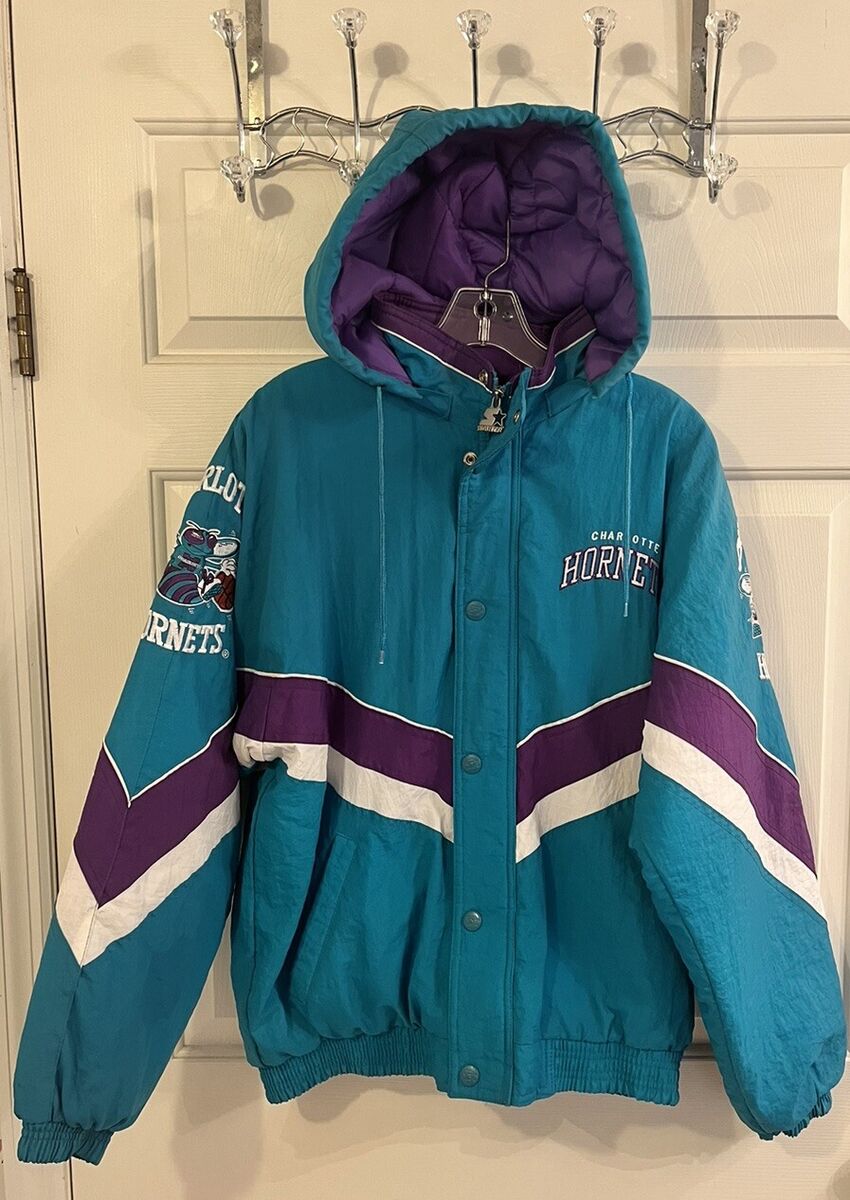 Vintage 90s Starter Charlotte Hornets Jacket Men's XL Blue Vintage 90s Starter Charlotte Hornets Jacket Men's XL Blue