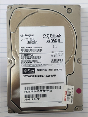 コンピュータ・IT Cattaneo Seagate ST336607LC ST336607LSUN36G 3900109-02 36.4GB 3.5