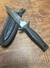 RARE/DISCONTINUED GERBER MARK 1 FIXED BLADE DAGGER/BOOT KNIFE  W/SHEATH USA🇺🇸