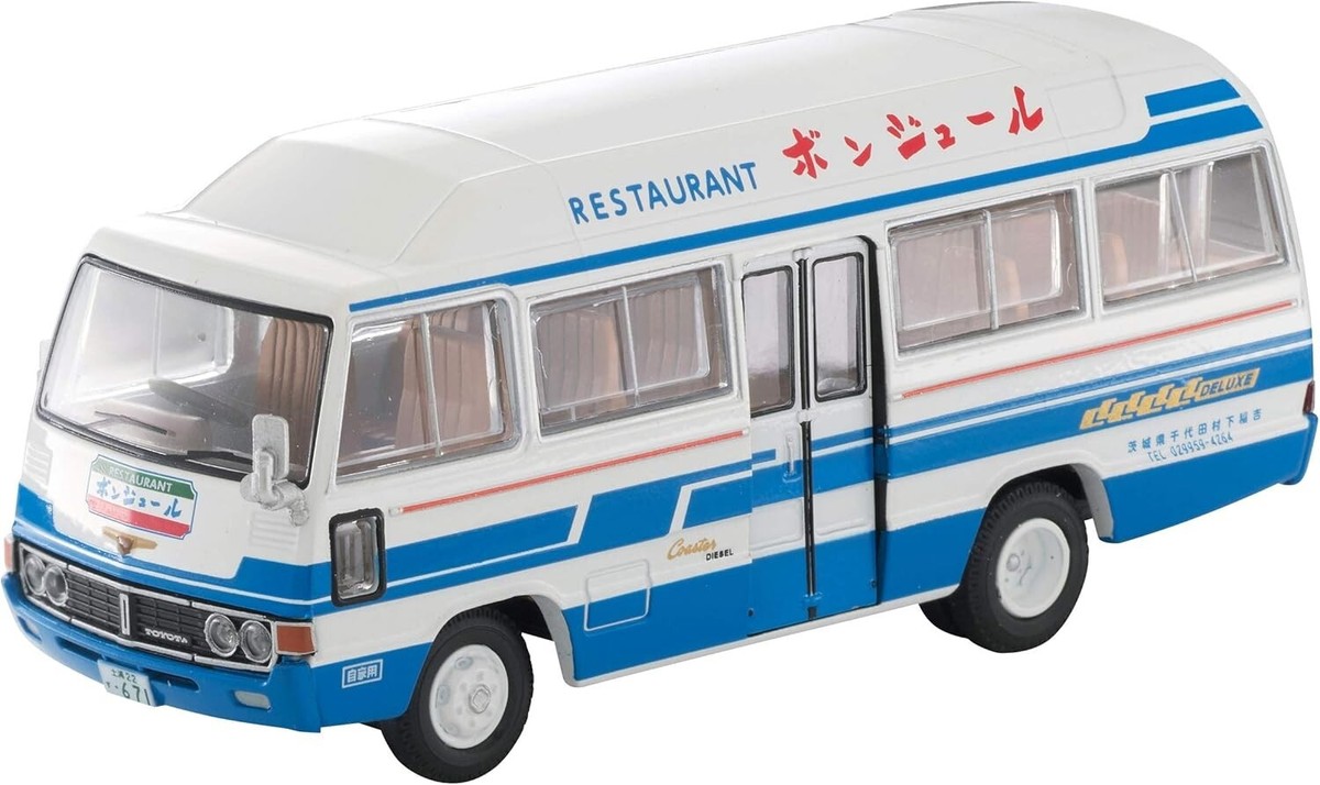 トモモ Tomica Limited Vintage 1/64 LV-184a Toyota Coaster High Roof