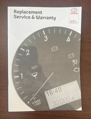 toyota-service-history-book-blank-for-all-models-ebay-uk