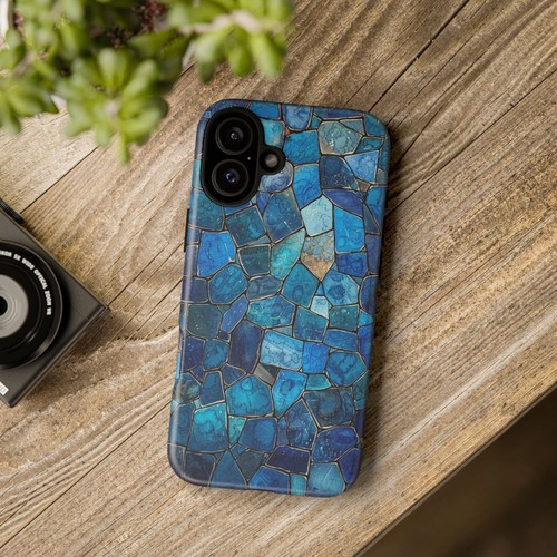 Blue Tortoise Glass Mosaic - Phone Cover Case for iPhone, Galaxy, Pixel - 第 29/281 張圖片