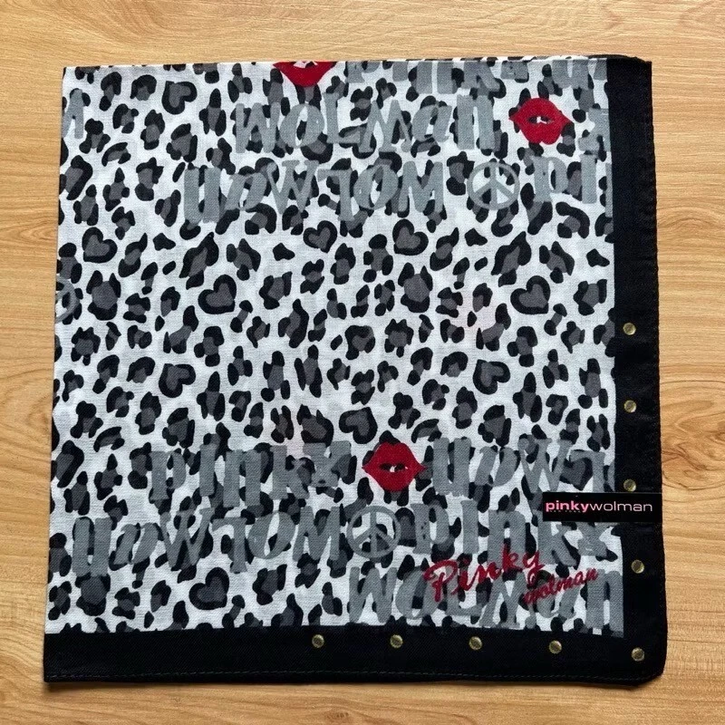 NUEVO PAÑUELO VINTAGE ARTE ANIMAL PRINT MUJER BOLSILLO CUADRADO ALGODÓN 19" Foto 2 de 3