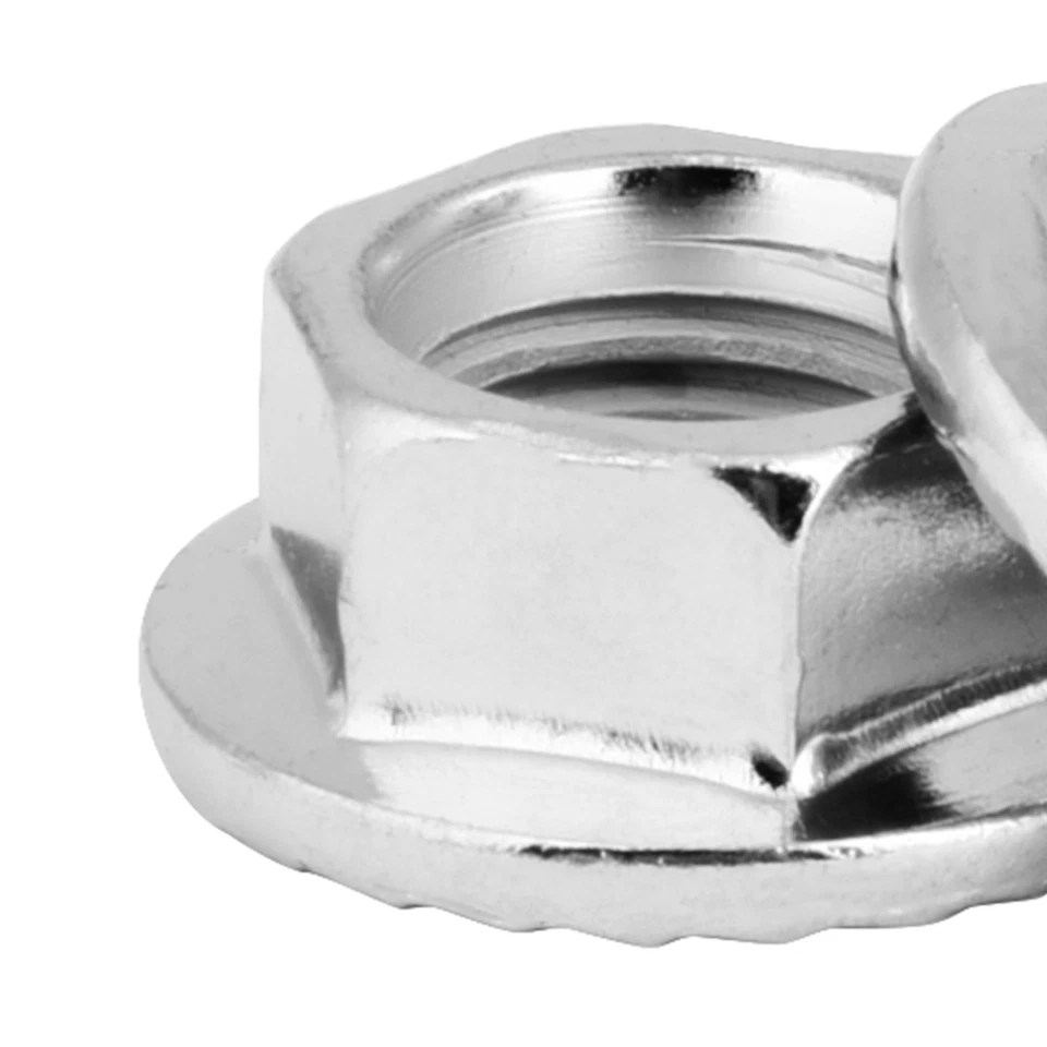 10 Stk. Flanschmuttern Sperrzahnmutter Bundmutter M10x1.25 Sechskantmuttern Set - Bild 4 von 4
