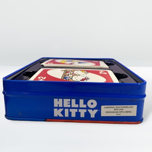 Rare UNO Hello Kitty 2012 Sanrio Mattel Tin Misprint Error Packaging (OBO) - Picture 5 of 9