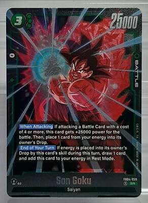 Dragon Ball TCG - Son Goku - SR - FB04-059 - Ultra Limit: Fusion World - EN/NM
