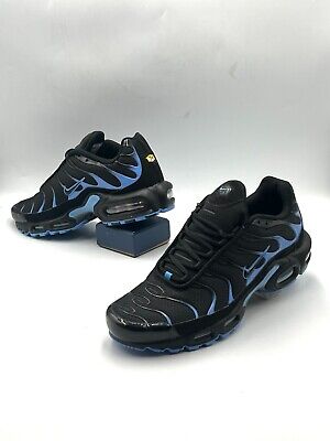Nike Air Max Plus ブラック/ブルー Nike Air Max Plus Premium Sneakers Shoes Black/Racer Blue FQ7331