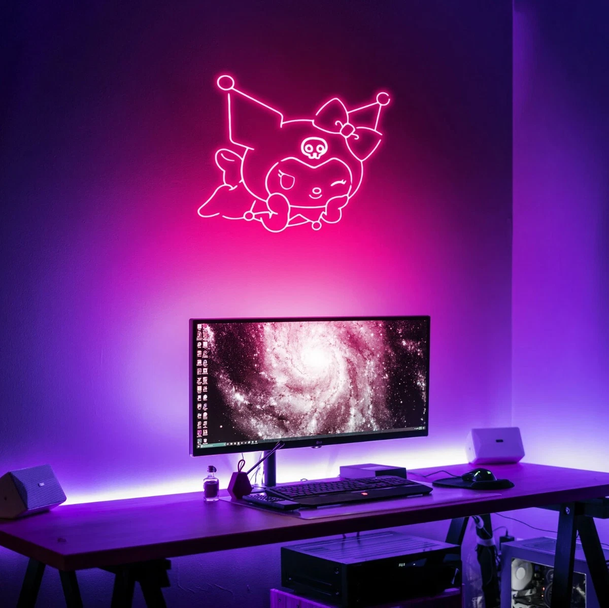 Set up Gamer Girl  Video game room design, Computer gaming room, Gamer  room decor