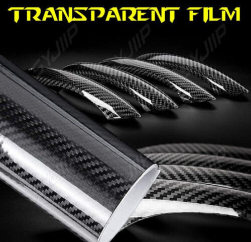 6D Carbon Folie Blasenfrei Autofolie Glanz Schwarz KFZ Klebe Folie 50x 152cm - Bild 3 von 14