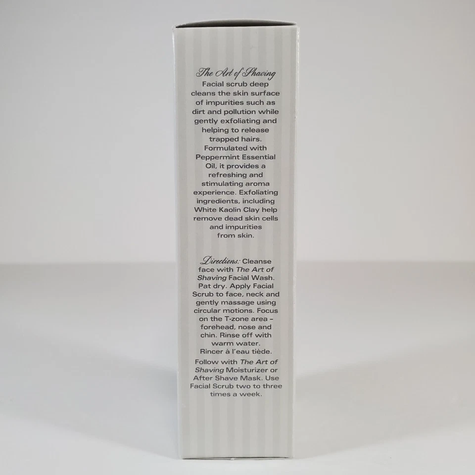 Exfoliante facial para piel de hombre The Art of Shaving menta 3 oz limpia y exfolia profundamente Foto 2 de 4