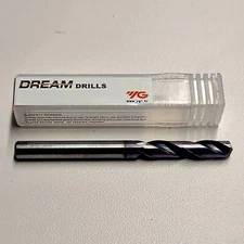 5.1mm SOLID CARBIDE DREAM DRILL 3XD TiAlN COATED W/O COOLANT #DH404051 LOC26
