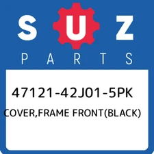 47121-42J01-5PK Suzuki Cover,frame front(black) 4712142J015PK, New Genuine OEM P
