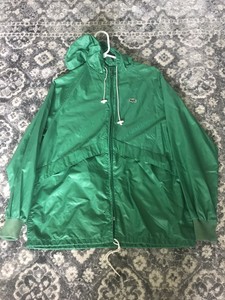 corta vento lacoste verde