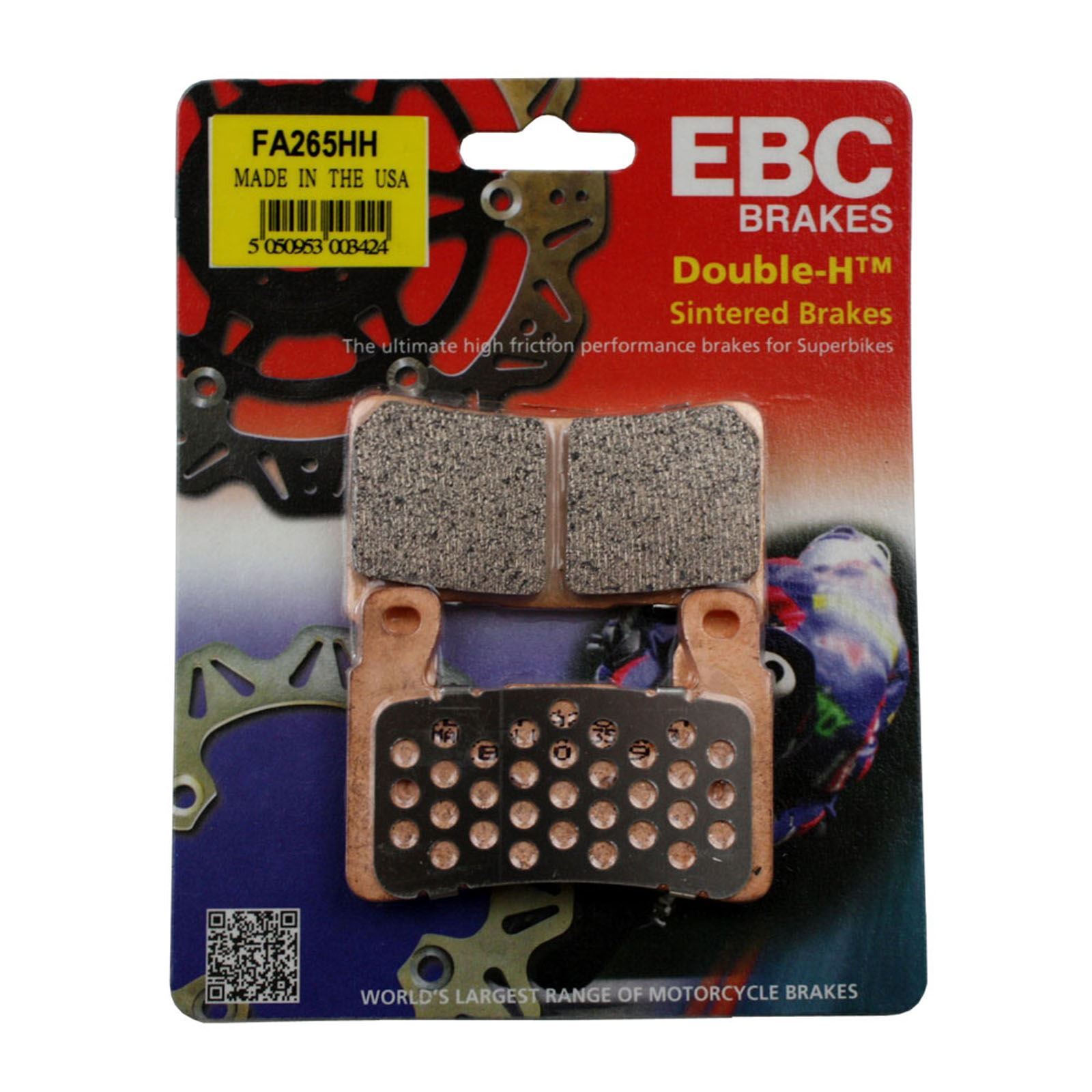 Honda VTR 1000 SP2 02-06 - EBC FA265HH Sintered Brake Pads - Image 3