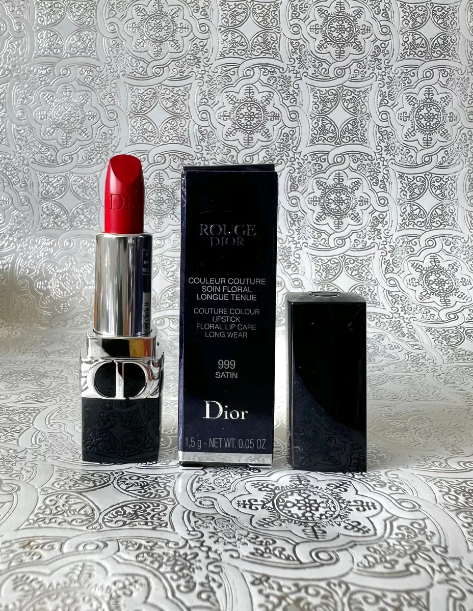 Dior Lipstick 999 satin & matte SET, 2 x 1.5g/ 0.05oz IN BOX VIP  MINIATURE