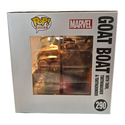 Funko Pop Rides! Barco de cabra con Thor, brocheador de dientes y molinillo de dientes #290 nuevo - Imagen 6 de 11