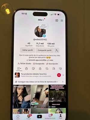  iPhone 14 Pro Max  Con Tik Tok Con Más De 11 700 Seguidores En 20000 Dólares 