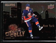 2020-21 UD Allure City celly Anders Lee #CC-13 H2R2B