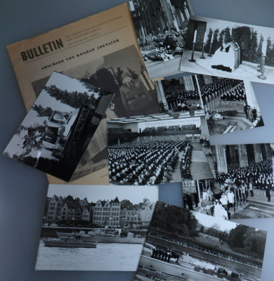 8 original Fotos zu den Trauerfeierlichkeiten Konrad Adenauer 1967 (100910)
