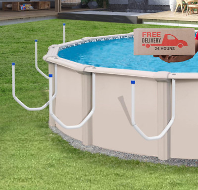 5PCS Solar Poor Cover Holder for Above Ground Pool Holds 60Lb Easy to Use & Stor