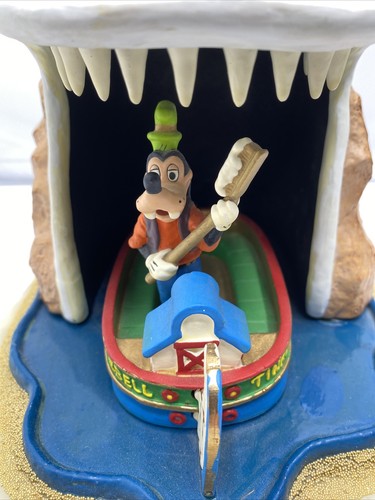 Disney Ron Lee rara figura barca campana pippo marmo LE 50/750 8” RARA - Foto 3 di 11