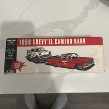 Ertl Wix Filters Limited Edition 1959 Chevy El Camino Bank 1:25 Red Diecast Car