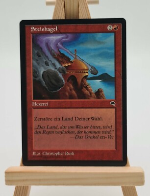 Steinhagel  Sturmwind  Magic Karte  MTG  deutsch  (Stone Rain)