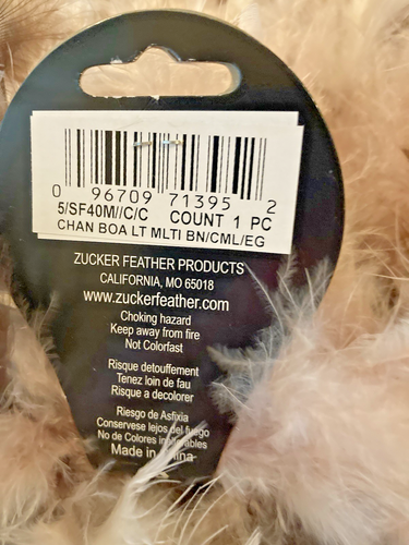 Fantasy Feather Boa Deluxe 6 foot For Costumes and Accessories Hollywood Quality - Picture 3 of 5