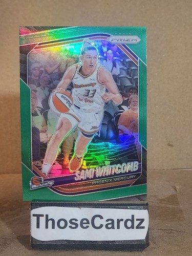 2025 Panini Prizm WNBA Green Prizm #108 Sami Whitcomb