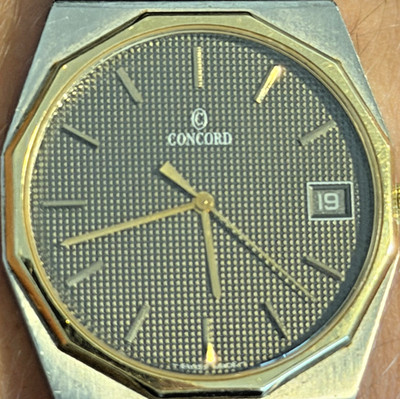 Vintage Concord Men's Mariner SG 18K Gold + Stainless Swiss made (15 72 115 V13)