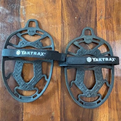 Yaktrax Diamond Grip Ice Cleats Traction System Black L XL Winter Snow Gear