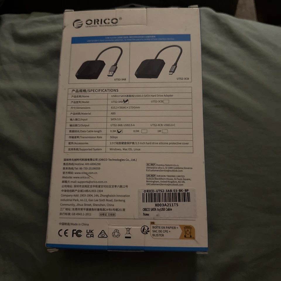 Oreco Hard Drive Adapter Connects PC.  laptop, Smart Tv, PS4 - Image 2 of 3