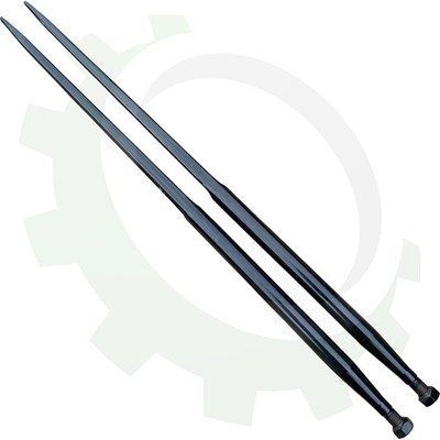2x Frontladerzinken 1100mm Ballenzinken Zinken für Frontlader 110cm  M 22X1,5