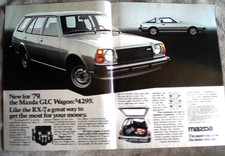 1979 Mazda GLC Wagon $4395 Print Ad - 2 page