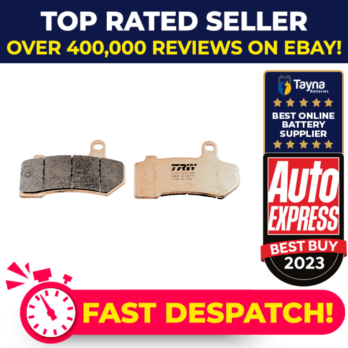 Motorcycle Brake Pads Set MCB781SH TRW Sinter Street Genuine Top Quality New